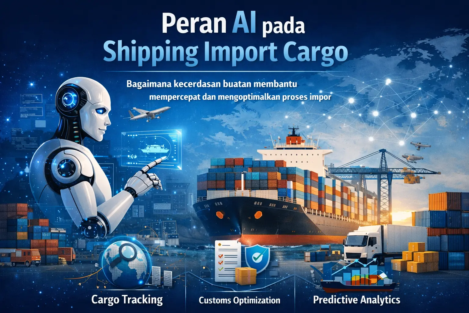 Peran AI dalam Shipping Import Cargo: Revolusi Efisiensi dan Kecepatan Logistik Global